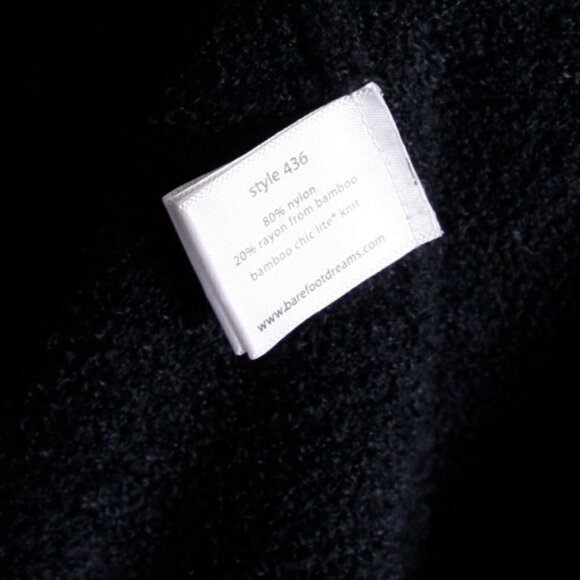 Barefoot Dreams Bamboo Chic Lite Ombre Cardigan Taupe Grey Black Small/Medium - Picture 5 of 6